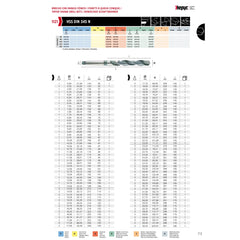 HEPYC DRILLS Hepyc 22mm HSS Morse Taper Shank Drill MT2 DIN 345N