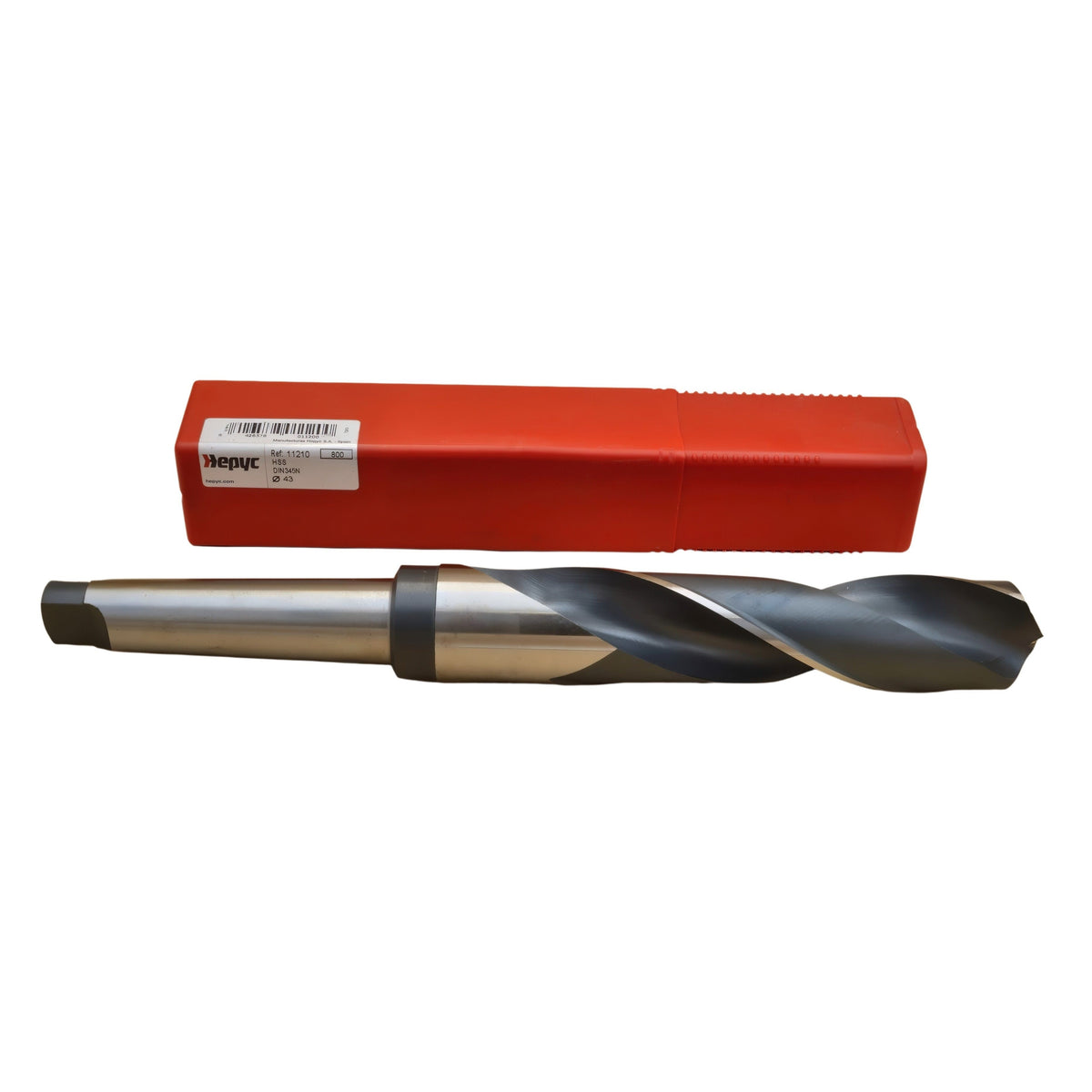 HEPYC DRILLS Hepyc Drill HSS DIN345N 43.00mm – Taper Shank, 118° Point