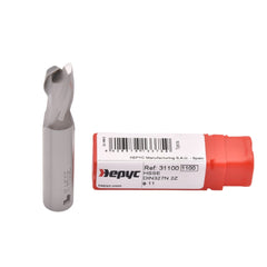 HEPYC ENDMILL Hepyc 11mm Cobalt HSS End Mill DIN327N Short Series 2 Flute 30° Helix