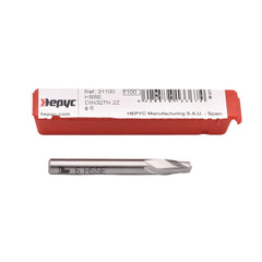 HEPYC ENDMILL Hepyc 6mm Cobalt HSS End Mill DIN327N Short Series 2 Flute 30° Helix