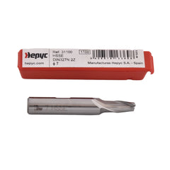 HEPYC ENDMILL Hepyc 7mm Cobalt HSS End Mill DIN327N Short Series 2 Flute 30° Helix