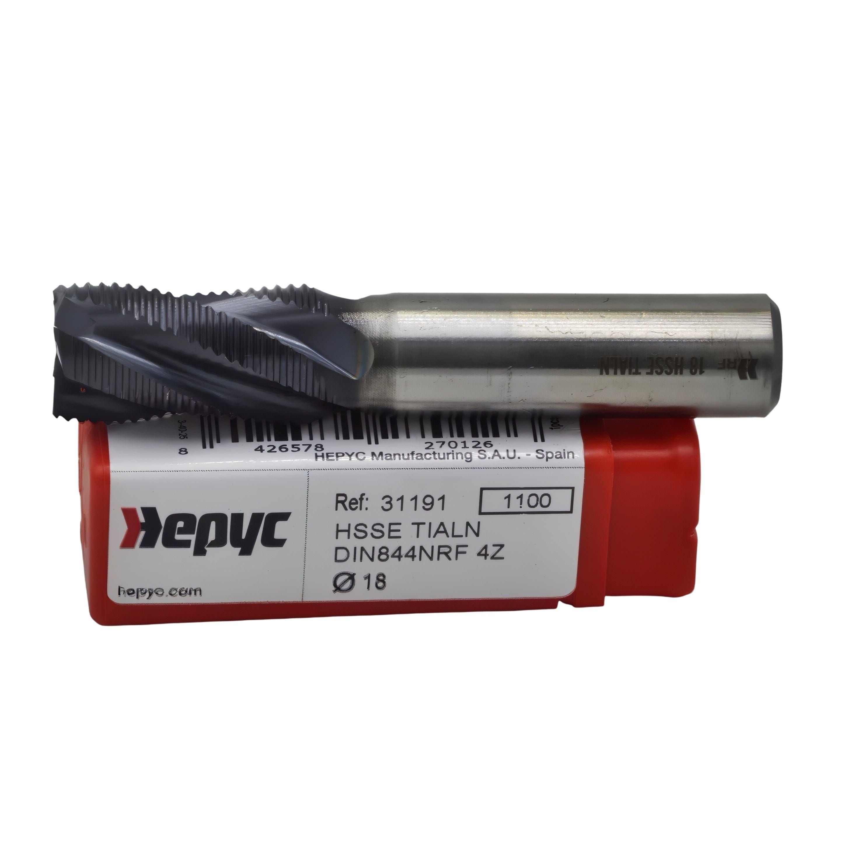 HEPYC ENDMILL HEPYC Series 31191 – 18.0mm HSS-Co TiAlN Roughing End Mill