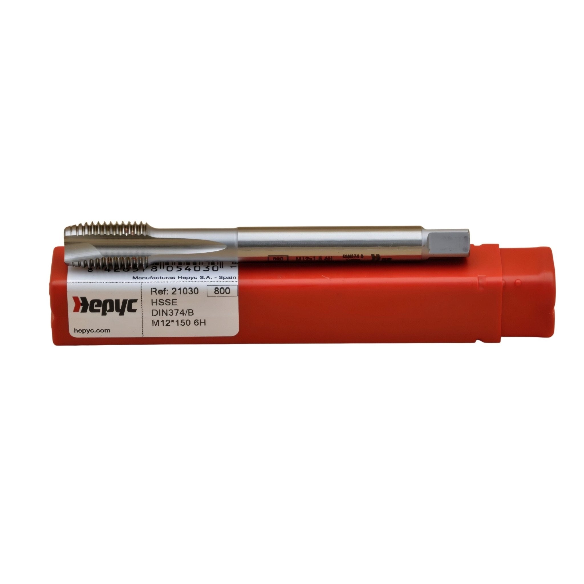 Hepyc HSSE Gun Tap DIN 376 / 374 B M12 × 1.50 - Twin Eagle Imports