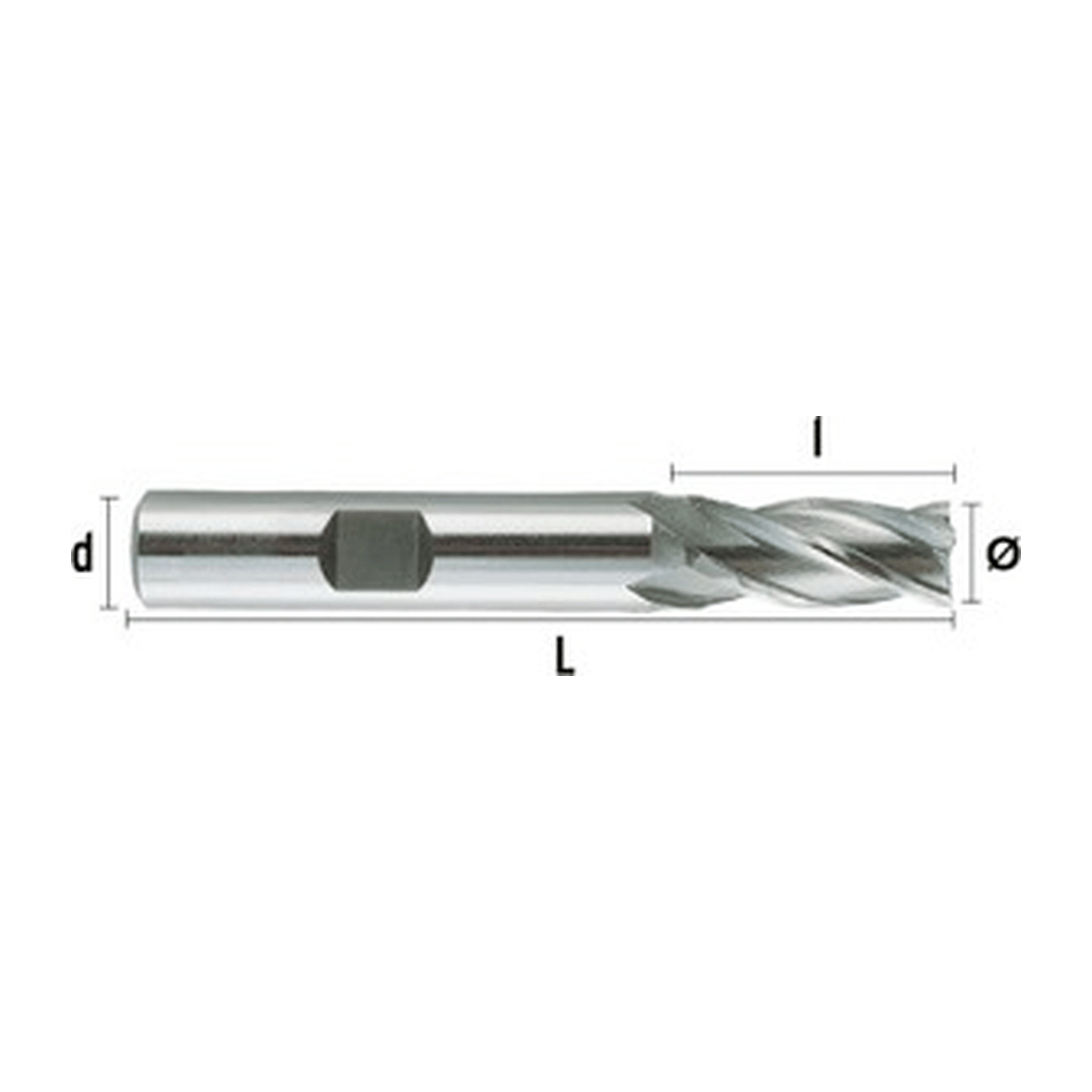 HEPYC Manufacturing HEPYC Multi Flute 32mm HSS-Co8e Multi-Purpose End Mill