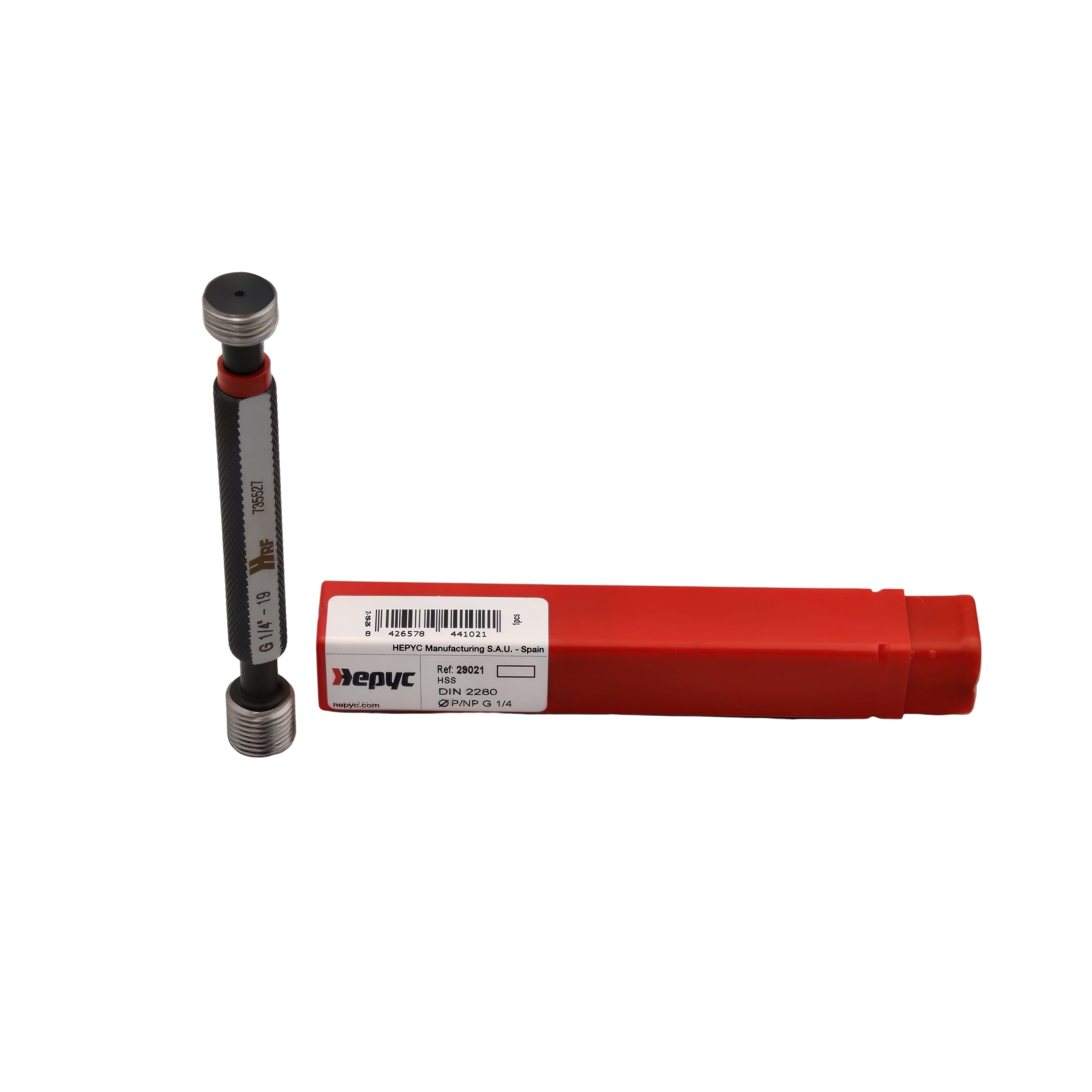 HEPYC MEASURING EQUIPMENT Hepyc GO / NO GO Thread Plug Gauge G 1/4-19 ISO228-2