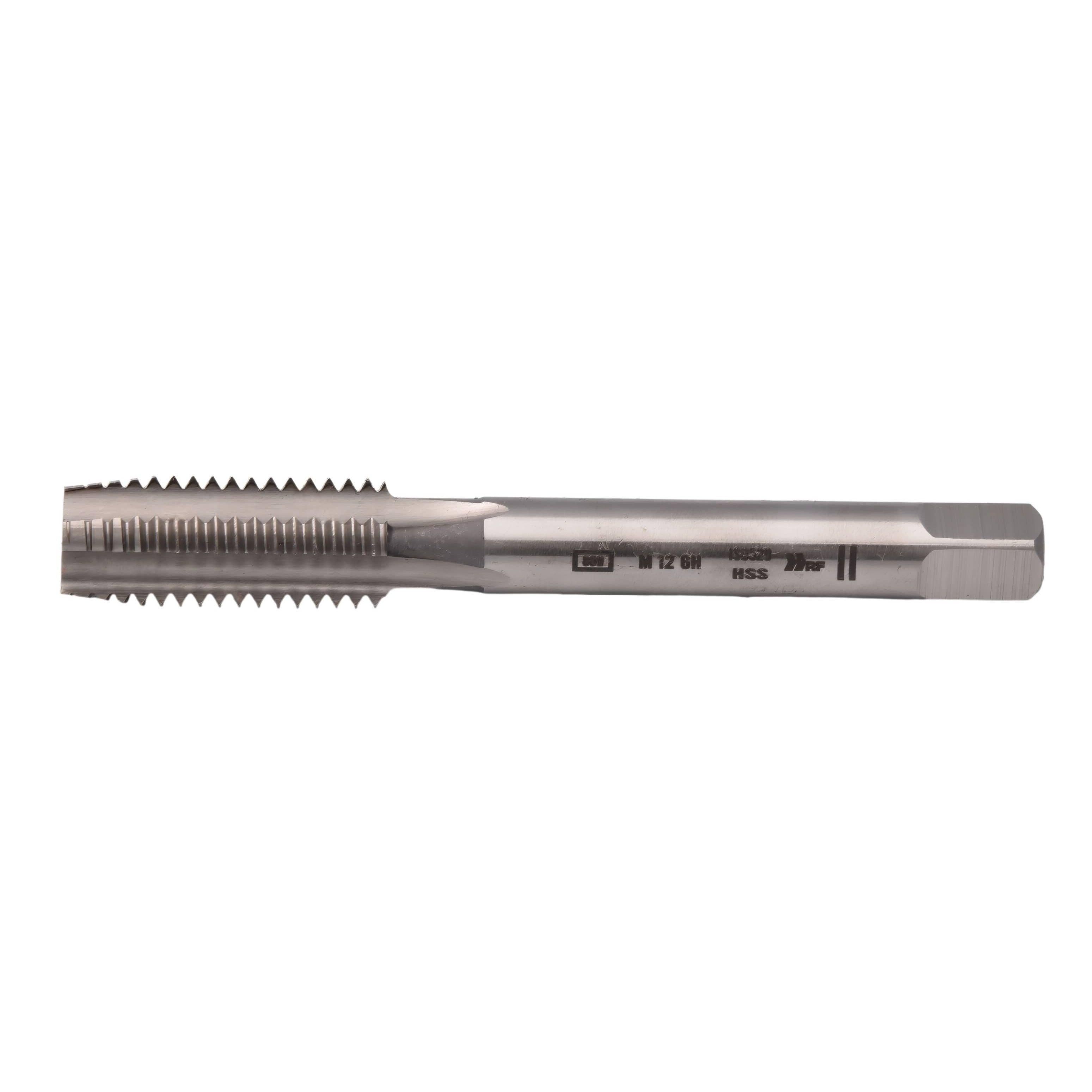 HEPYC TAPS Hepyc 23252 - HSS Straight Flute Short Hand Tap (Intermediate) M12 x 1.75mm