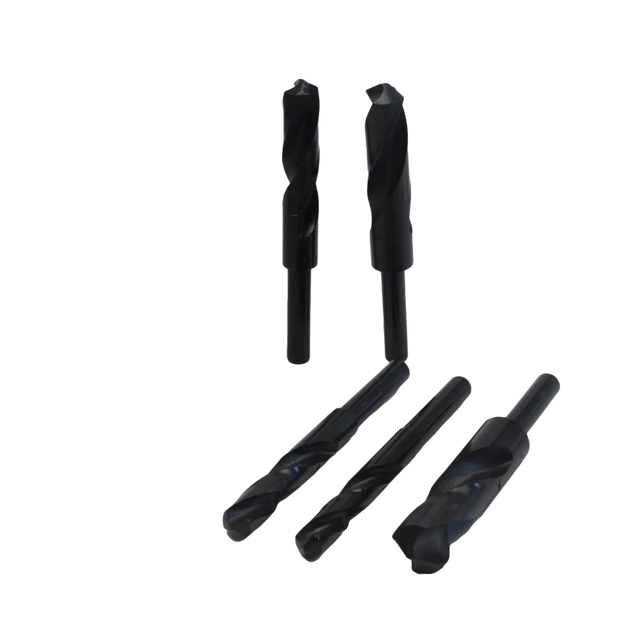 HSS Imperial Drill Bit Set – 5 Piece (9/16"–1") – Right Hand, 1/2" Reduced Shank - Twin Eagle Imports