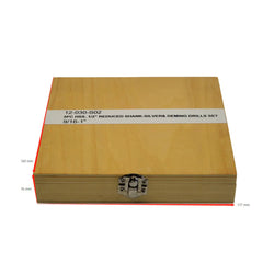 HSS Imperial Drill Bit Set – 5 Piece (9/16"–1") – Right Hand, 1/2" Reduced Shank - Twin Eagle Imports