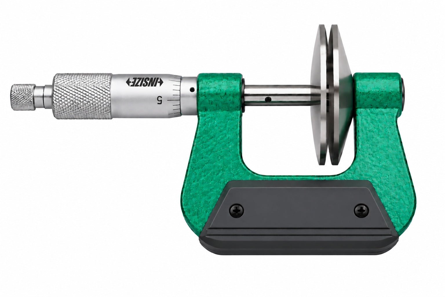 INSIZE 3289-1 Large Disc Micrometer 0–1" Range 0.001" Graduation - Twin Eagle Imports