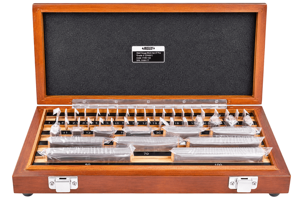 Insize 47 Piece Steel Gauge Block Set Series 4100-147 Grade 1 - Twin Eagle Imports
