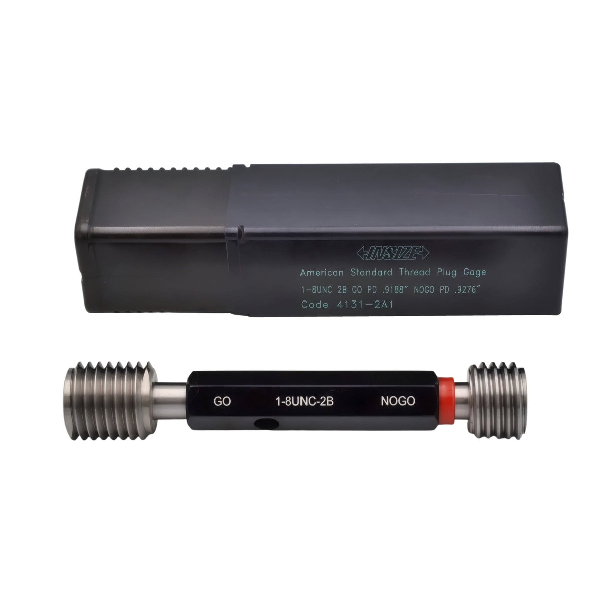 Insize American Standard Thread Plug Gauge 1-8 UNC Class 2B Series 4131-2A1 - Twin Eagle Imports