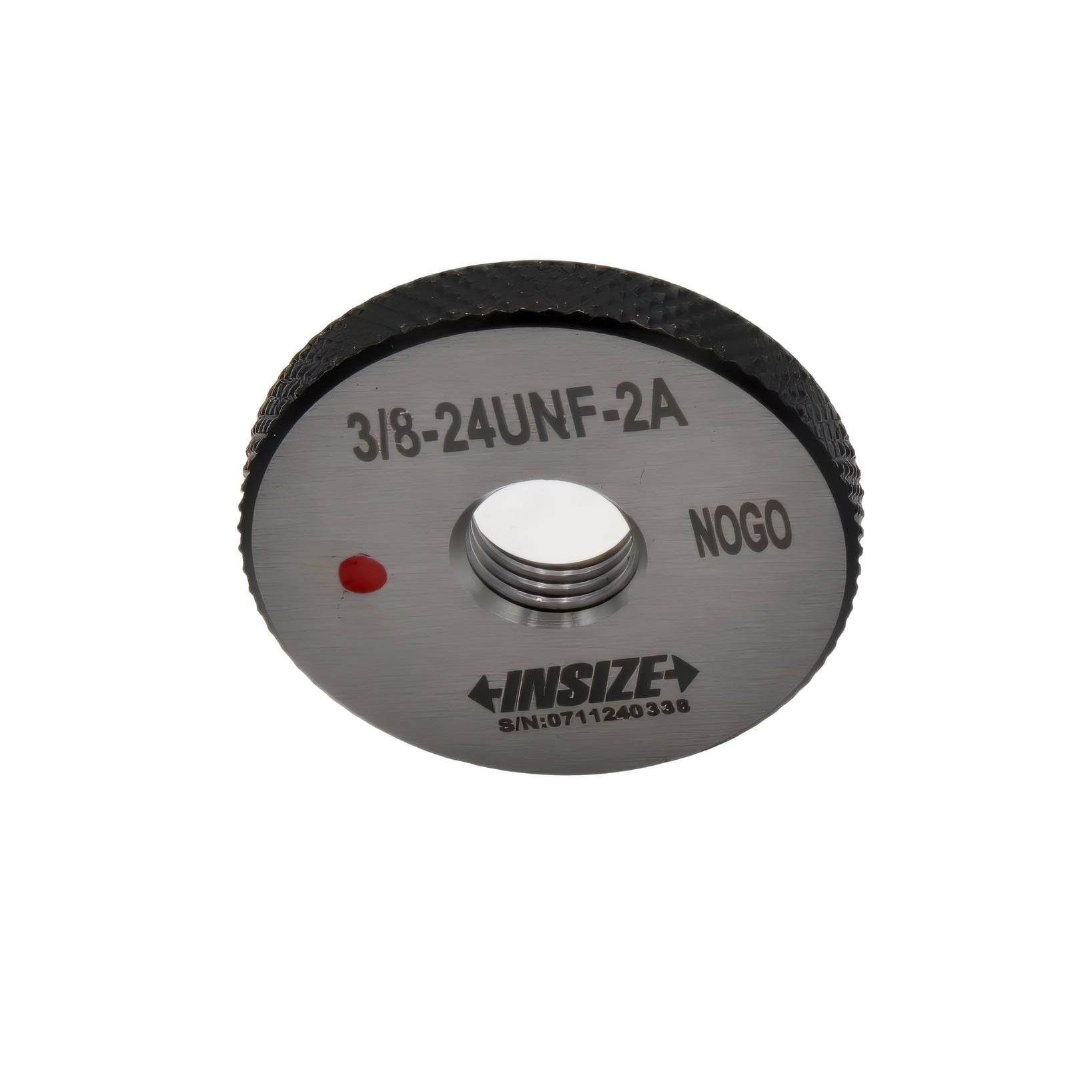 Insize American Standard Thread Ring Gauge 3/8-24 UNF Class 2A NOGO Series 4121-3C2N - Twin Eagle Imports