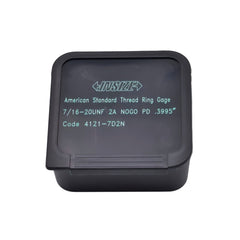 Insize American Standard Thread Ring Gauge 7/16-20 UNF Class 2A NOGO Series 4121-7D2N - Twin Eagle Imports