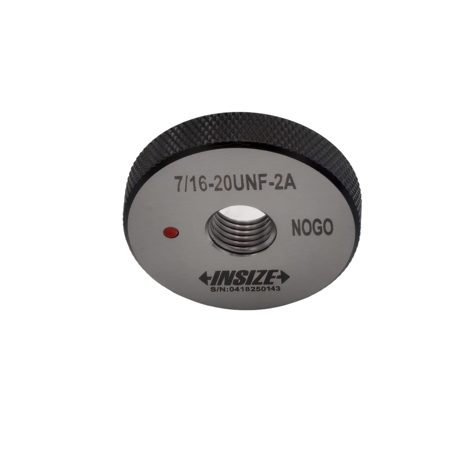 Insize American Standard Thread Ring Gauge 7/16-20 UNF Class 2A NOGO Series 4121-7D2N - Twin Eagle Imports