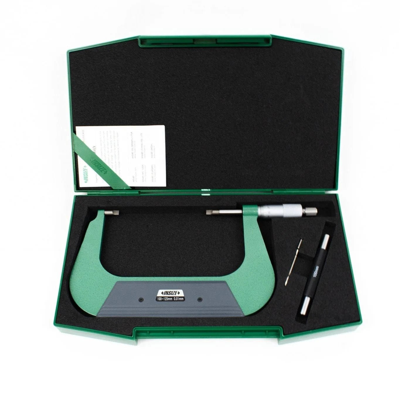 Insize Blade Micrometer 100-125mm Range Series 3232-125BA - Twin Eagle Imports