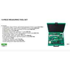 INSIZE Comprehensive 13 Piece Measuring Tool Kit Series 5014 - Twin Eagle Imports