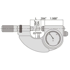 Insize Dial Snap Gauge 0-1" Range Series 3334-1 - Twin Eagle Imports