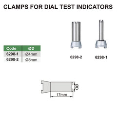 Insize Dial Test Clamp ⌀4mm Series 6298-1 - Twin Eagle Imports