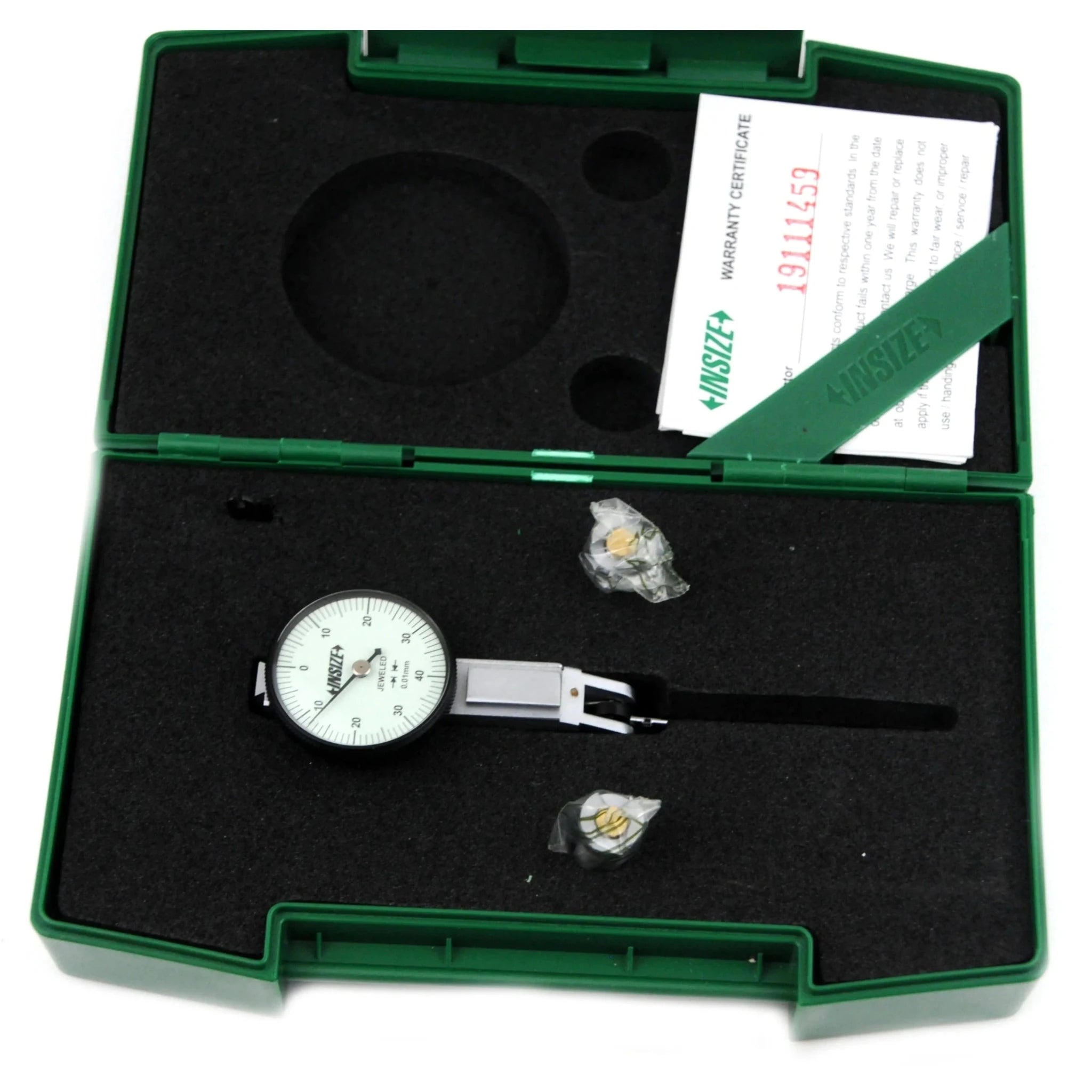 Insize Dial Test Indicator 0.8mm x 0.01mm Range Series 2381-08 - Twin Eagle Imports