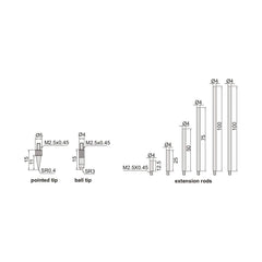 Insize Digital Depth Gauge 101.5x17mm Range Series 2141-302 - Twin Eagle Imports