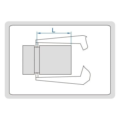 Insize Digital External Caliper Gauge 0-20mm/0-0.8" Range Series 2132-20 - Twin Eagle Imports