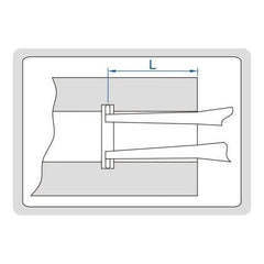 Insize Digital Internal Caliper Gauge 35-55mm/1.4-2.2" Range Series 2151-55 - Twin Eagle Imports