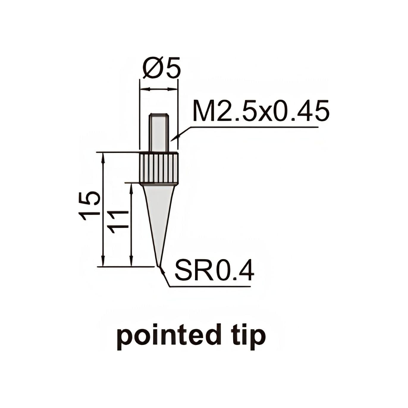 Insize Digital Mini Short Base Depth Gauge 0-12.7mm/0-0.5" Range Series 2142-101 - Twin Eagle Imports