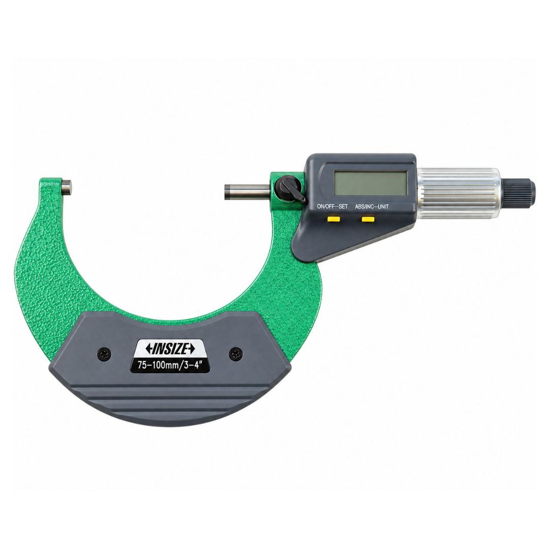 Insize Digital Outside Micrometer 75-100mm/3-4" Range Series 3109-100A - Twin Eagle Imports