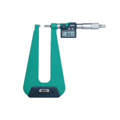 Insize Digital Sheet Metal Micrometer 0–25 mm / 0–1" Series 3539-253FA - Twin Eagle Imports