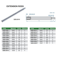 Insize Extension Rod 10mm Range Series 6282-2001 - Twin Eagle Imports