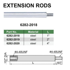 Insize Extension Rod 2" Range Series 6282-2019 - Twin Eagle Imports