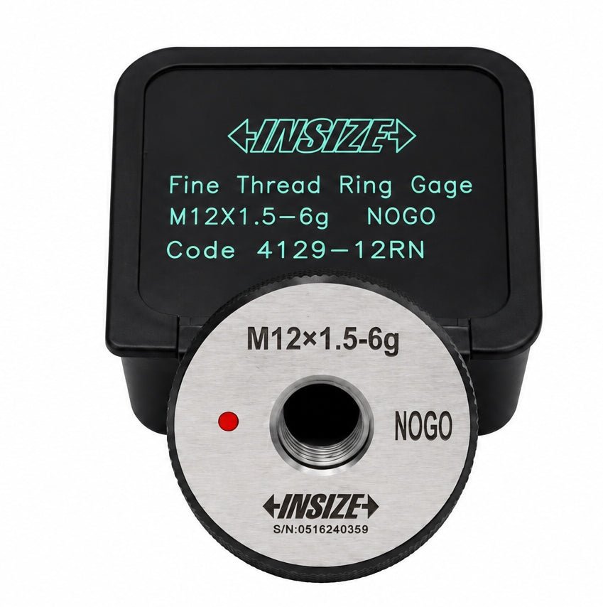 Insize GO Thread Ring Gauge M12X1.5 Series 4129-12RN - Twin Eagle Imports