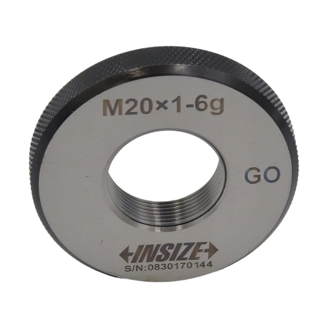 Insize GO Thread Ring Gauge M20X1 Series 4129-20P - Twin Eagle Imports