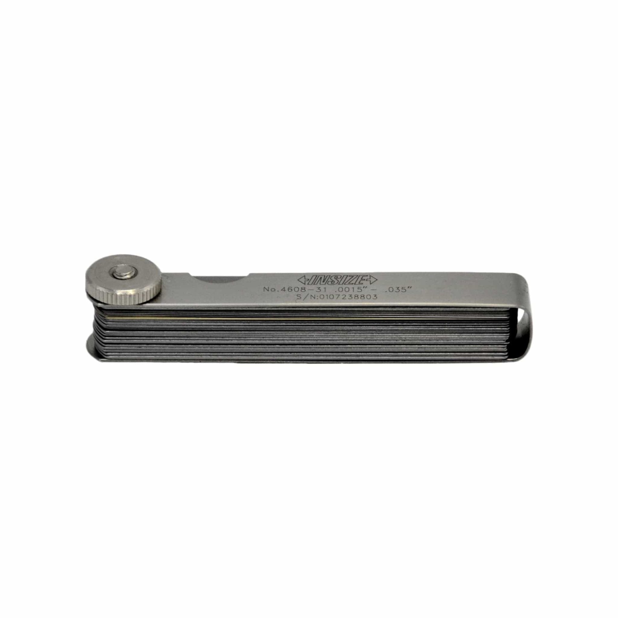 Insize Imperial Feeler Gauge 32pc Set 0.0015"-0.35" Range Series 4608-31 - Twin Eagle Imports