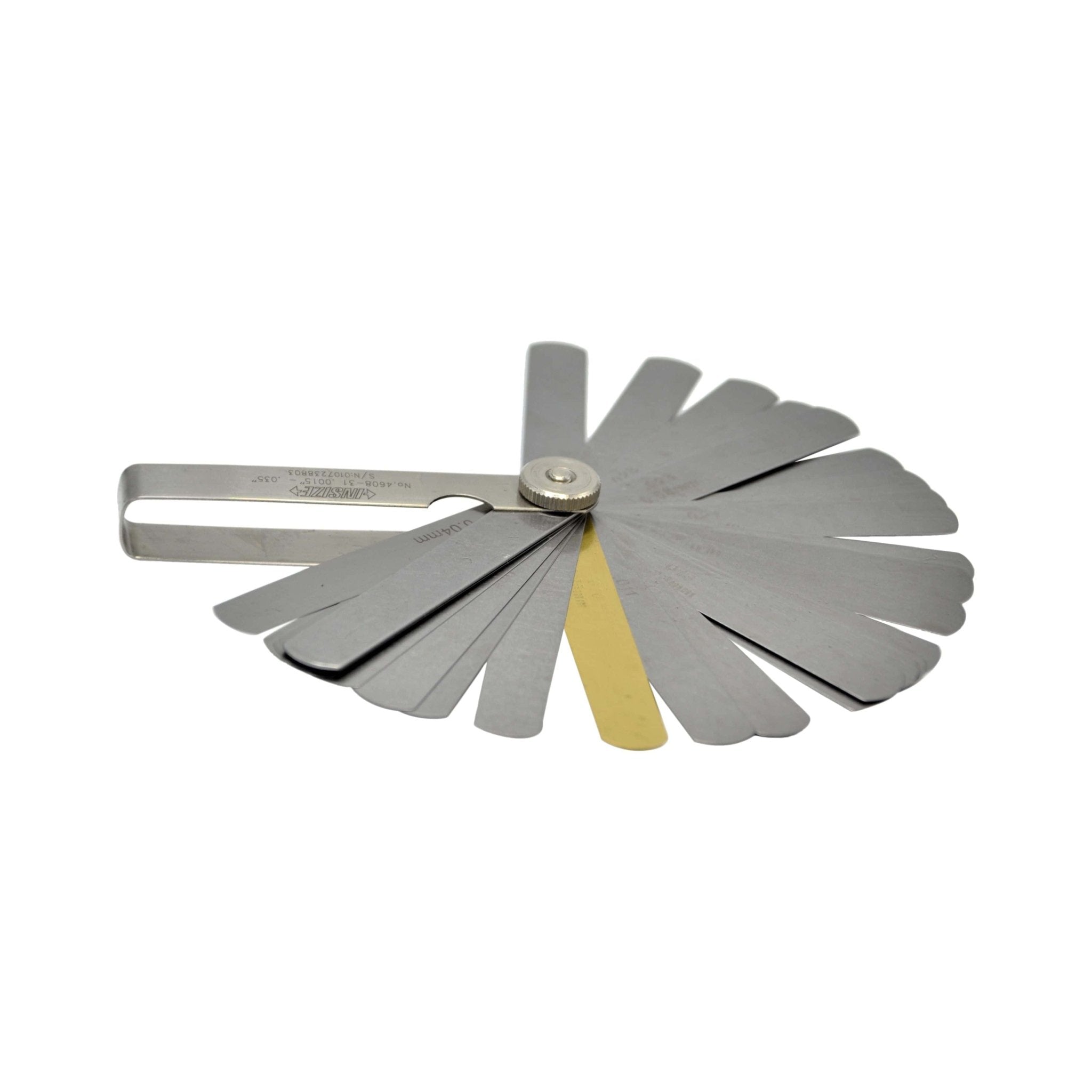 Insize Imperial Feeler Gauge 32pc Set 0.0015"-0.35" Range Series 4608-31 - Twin Eagle Imports