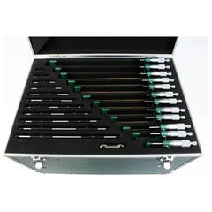 Insize Imperial Outside Micrometer Set 0-12" Range Series 3203-1212A - Twin Eagle Imports