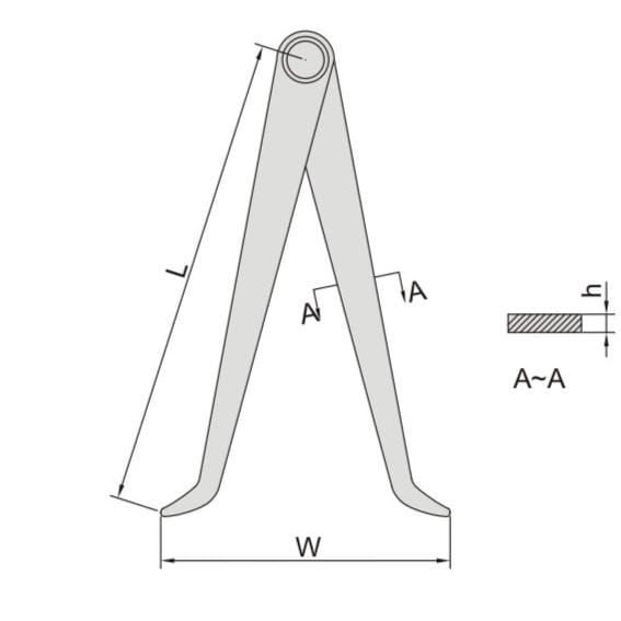 Insize Inside Caliper 0-150mm Range Series 7240-150 - Twin Eagle Imports