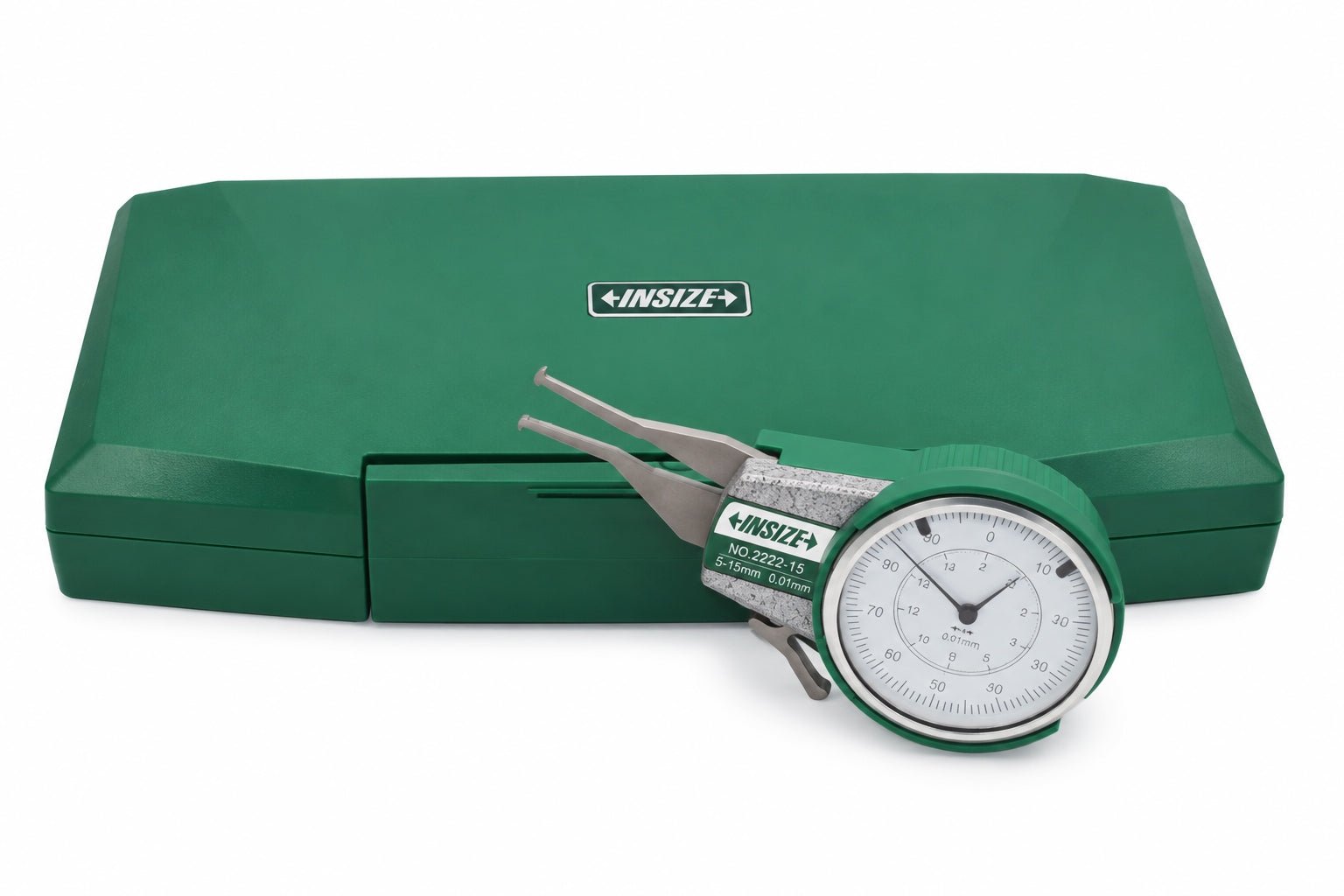 Insize Internal Dial Caliper Gauge 5-15mm Range Series 2222-15 - Twin Eagle Imports