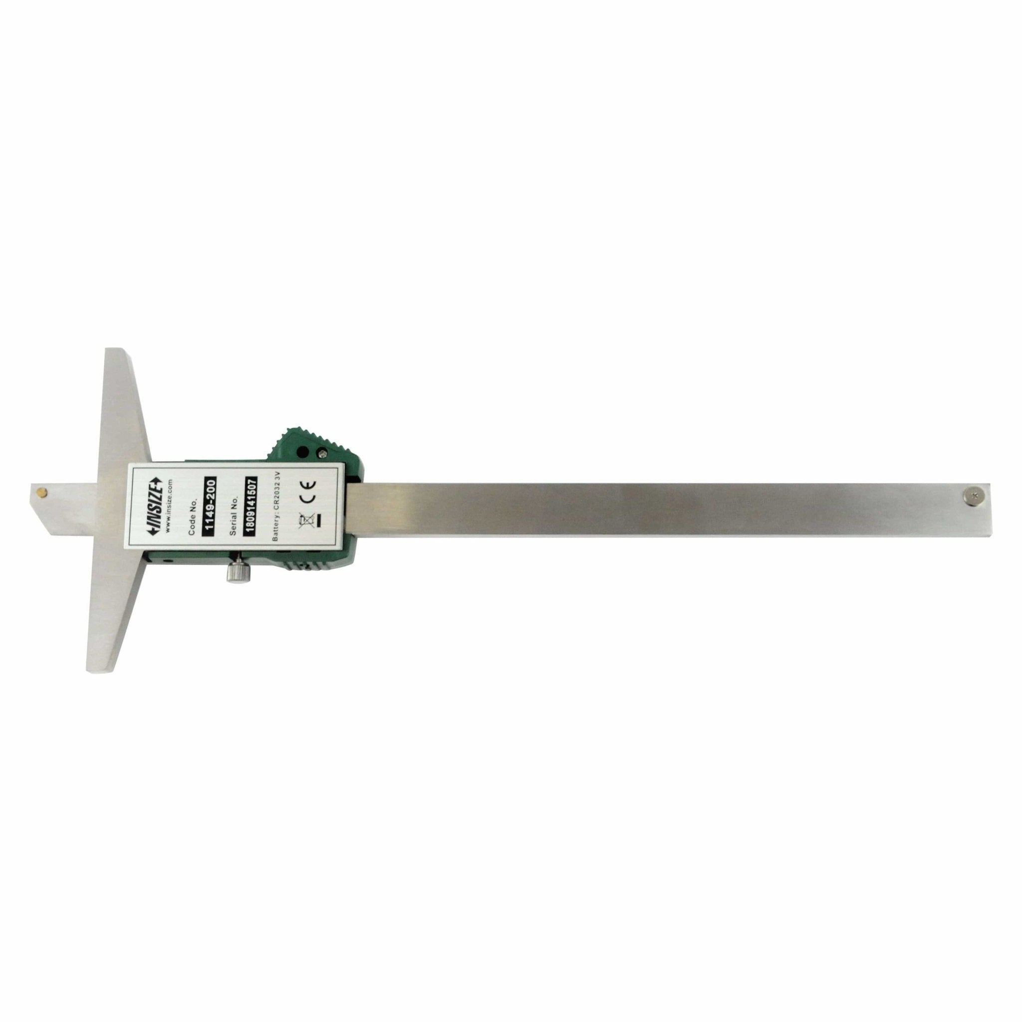 Insize IP67 Digital Depth Gauge 0-200mm / 0-8" Range Series 1149-200 - Twin Eagle Imports