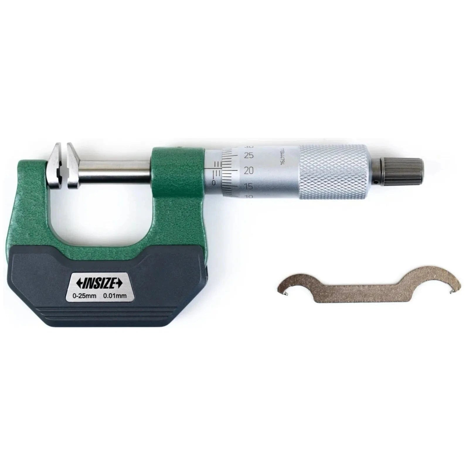 Insize Jaw Type Micrometer 0-25mm Range Series 3283-25A - Twin Eagle Imports