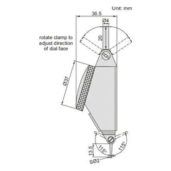 Insize Large Range Dial Test Indicator Range Series 2386-16A - Twin Eagle Imports
