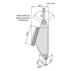 Insize Large Range Dial Test Indicator Range Series 2386-16A - Twin Eagle Imports