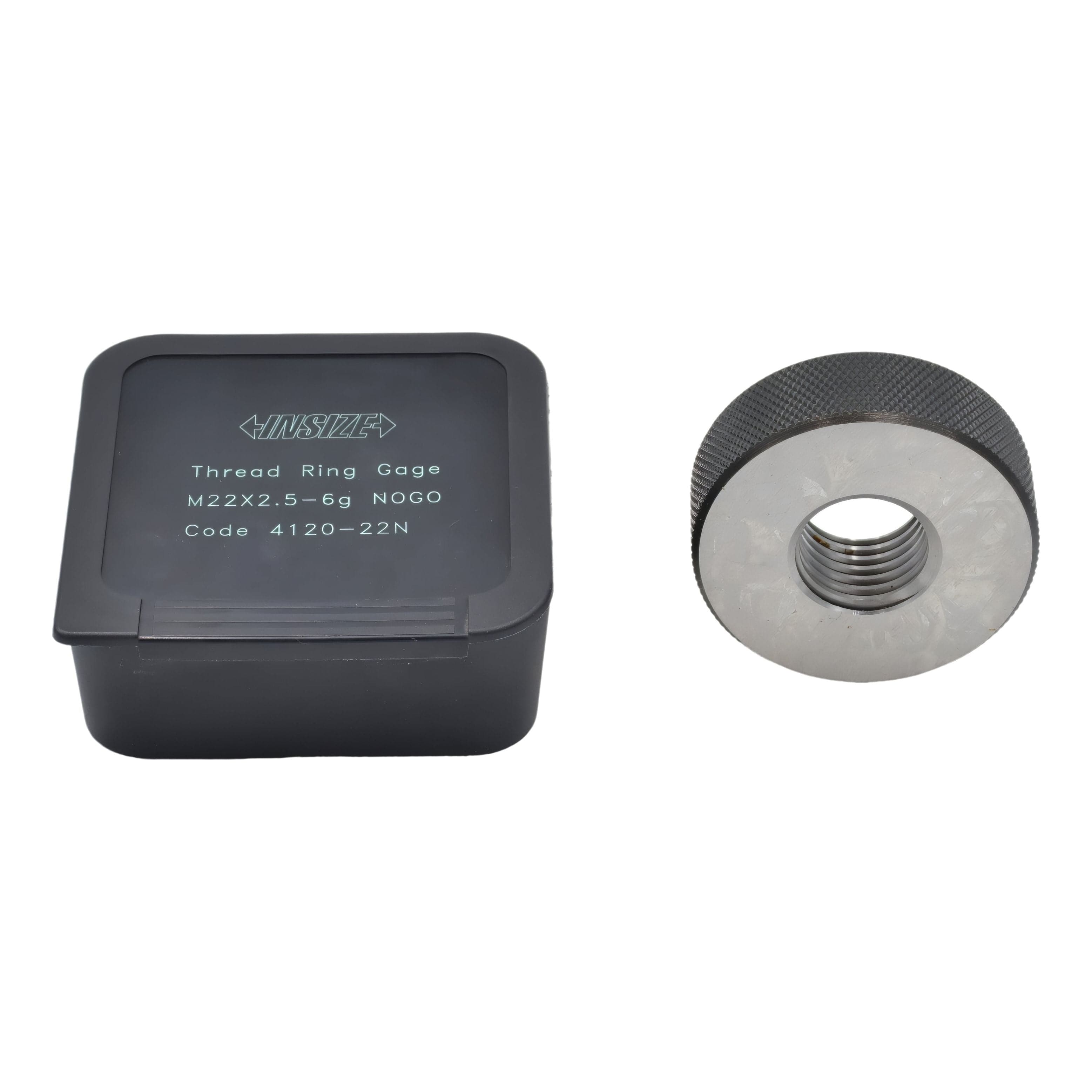 INSIZE Manufacturing Insize NOGO Thread Ring Gauge M22X2.5 Series 4120-22N