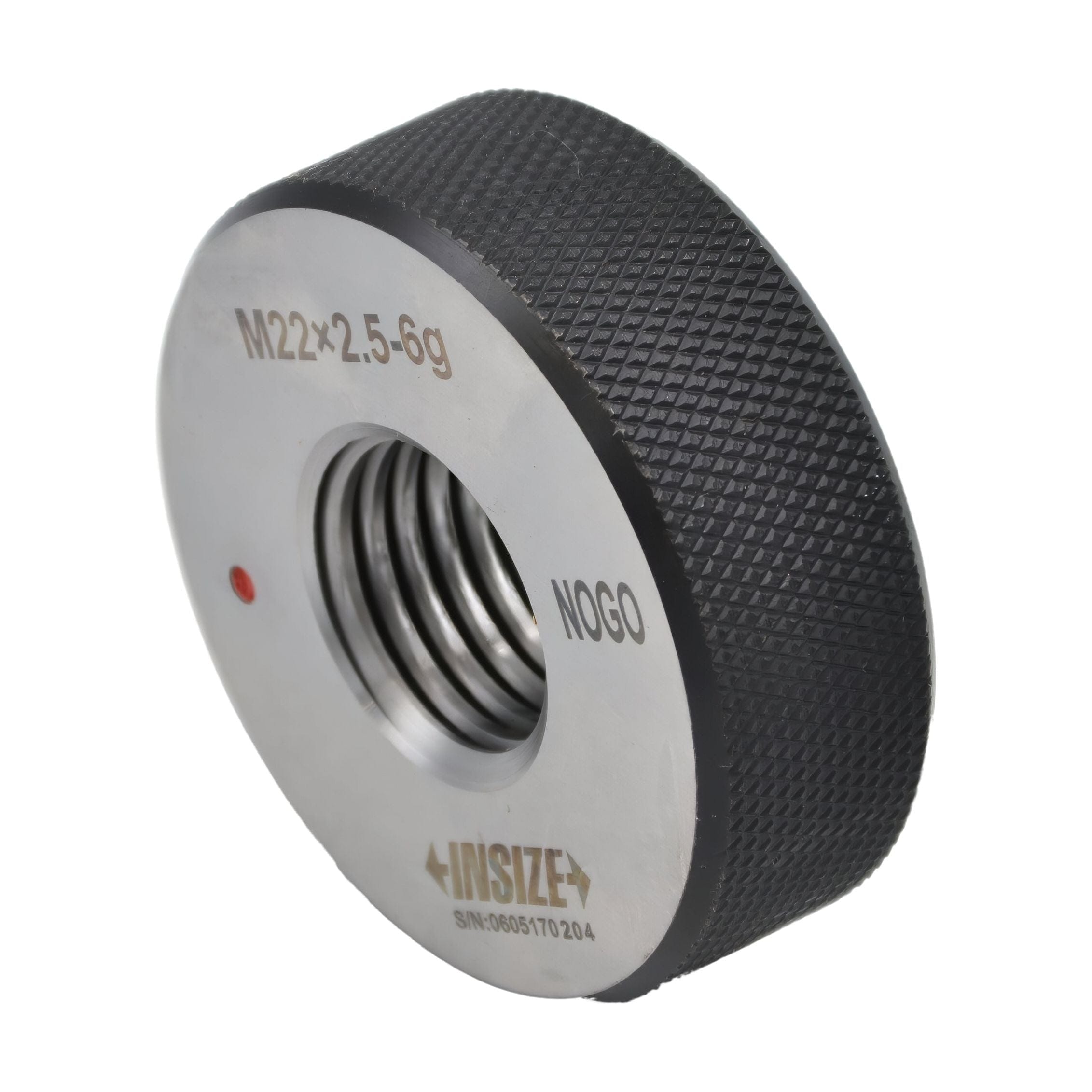 INSIZE Manufacturing Insize NOGO Thread Ring Gauge M22X2.5 Series 4120-22N