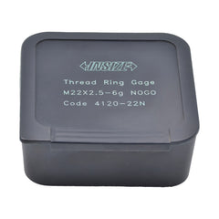 INSIZE Manufacturing Insize NOGO Thread Ring Gauge M22X2.5 Series 4120-22N