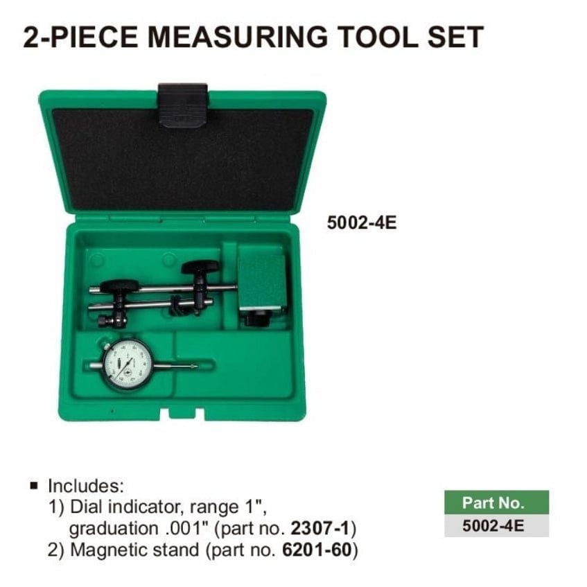 INSIZE MEASURING EQUIPMENT Insize 2pc Measuring Tool Kit Series 5002-4E