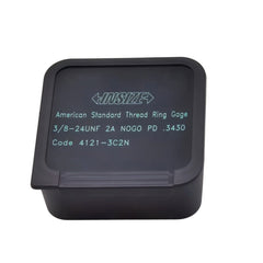 INSIZE MEASURING EQUIPMENT Insize American Standard Thread Ring Gauge 3/8-24 UNF Class 2A NOGO Series 4121-3C2N