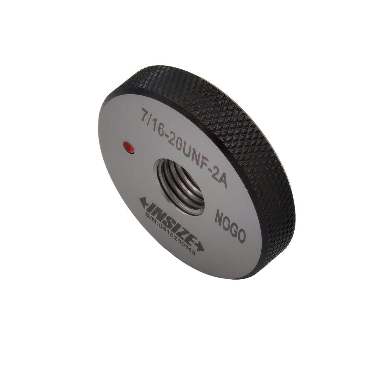 INSIZE MEASURING EQUIPMENT Insize American Standard Thread Ring Gauge 7/16-20 UNF Class 2A NOGO Series 4121-7D2N
