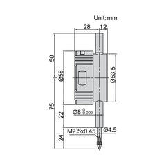 INSIZE Measuring Equipment Insize Bore Gauge Digital Indicator 12.7mm/0.5" Range Series 2108-10F