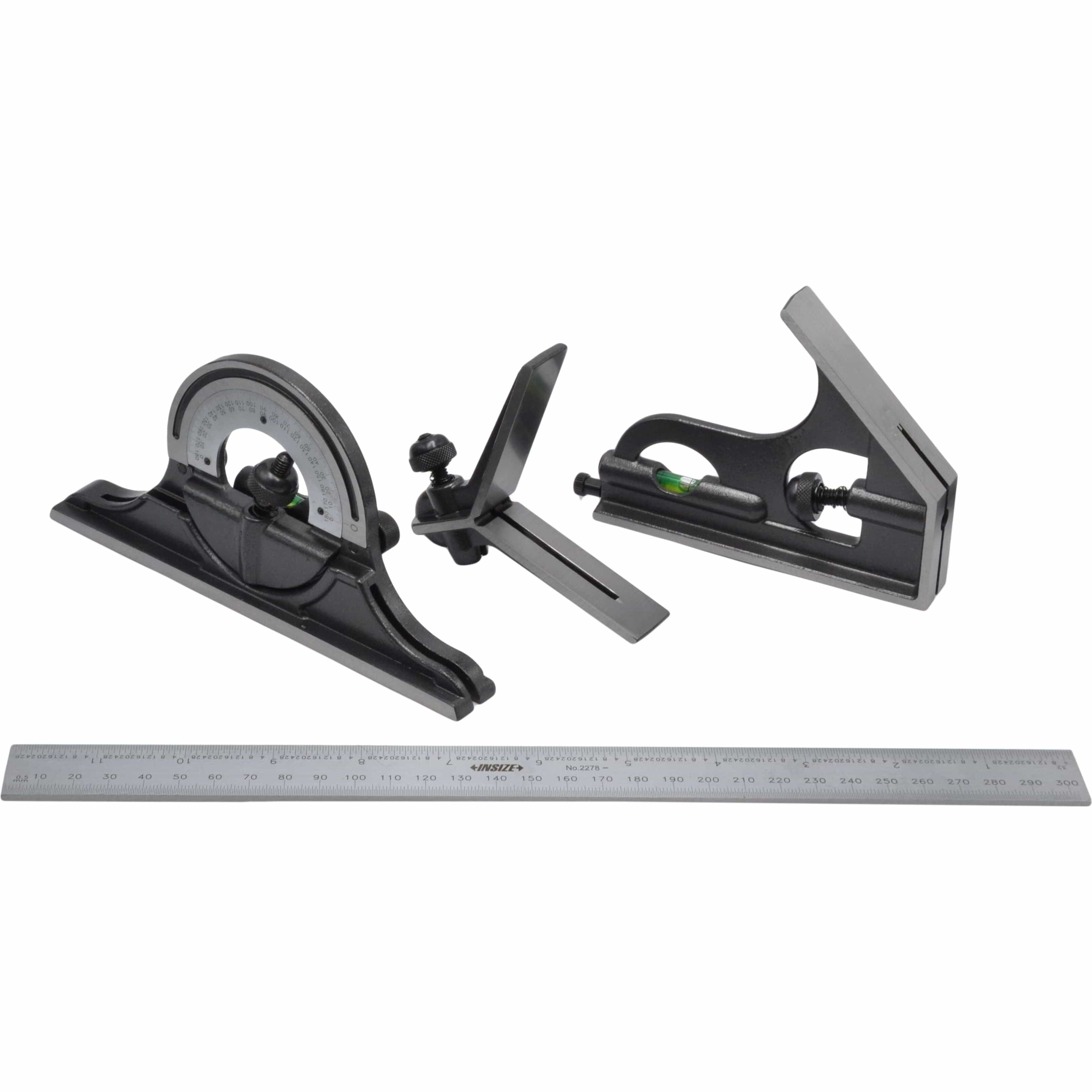 INSIZE Measuring Equipment Insize Combination Square Set Layout Solution 2278-180